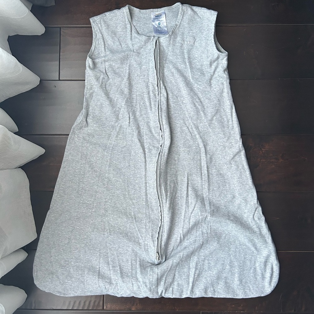 Halo Cotton Grey Back is Best Sleepsack - size XL 18-24mo